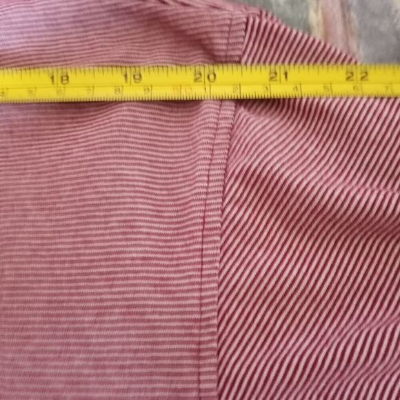 Route 66 Red Short Sleeve Polo Shirt with White striped collar Men 3XL - Picture 4 of 8